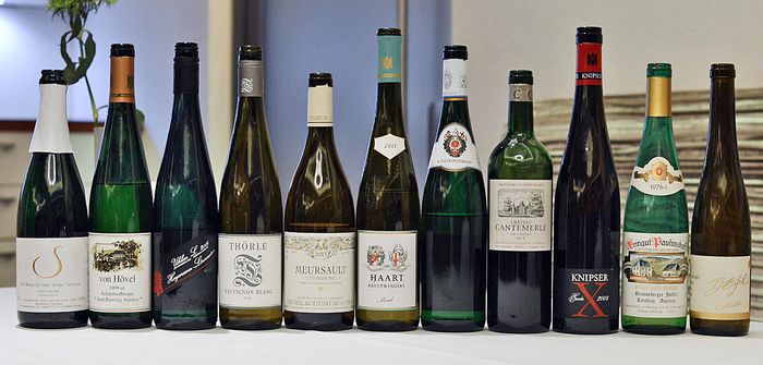Die Weinbegleitung im Schanz in Piesport