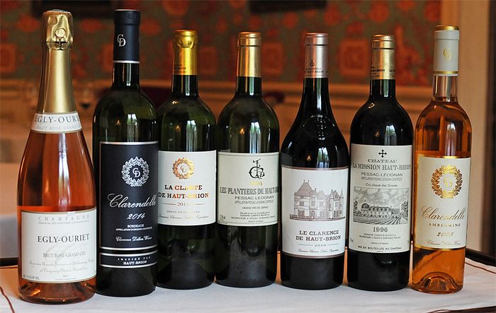 Weinauswahl im Restaurant Le Clarence in Paris